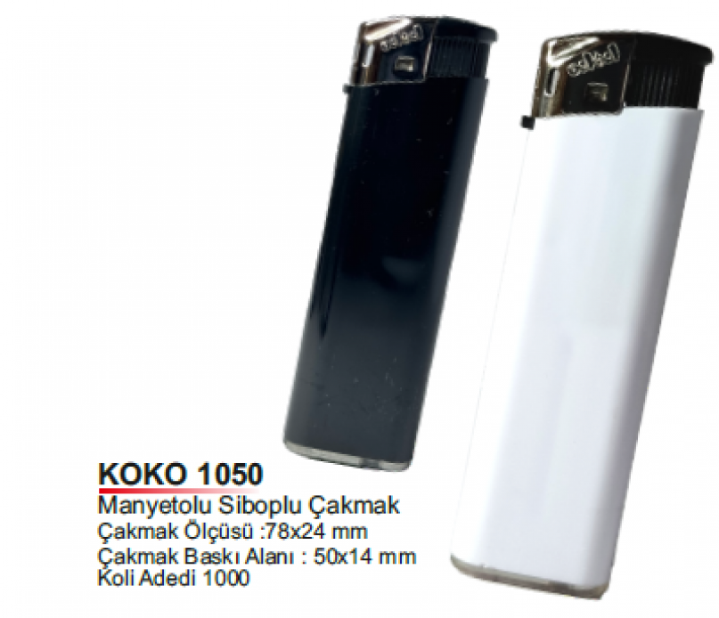 Unijoy Koko 1050 Manyetolu Siboplu Çakmak
