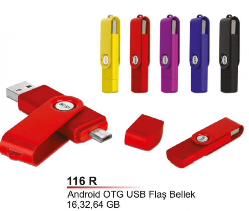 Unijoy 116 R Android OTG USB Flaş Bellek