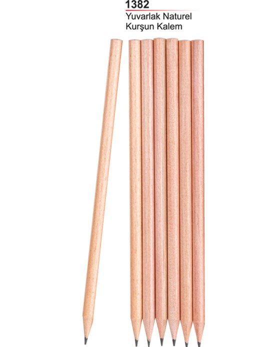 Unijoy 1382 Yuvarlak Naturel Kurşun Kalem