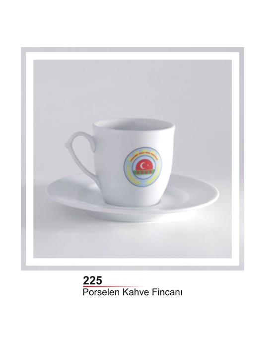 Unijoy 225 Porselen Kahve Fincanı