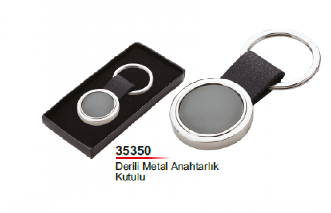 Unijoy 35355 Derili Metal Anahtarlık (Kutulu)