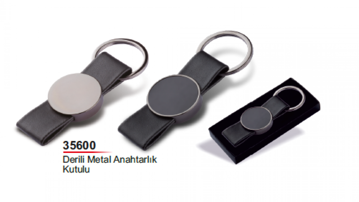 Unijoy 35600 Derili Metal Anahtarlık (Kutulu)