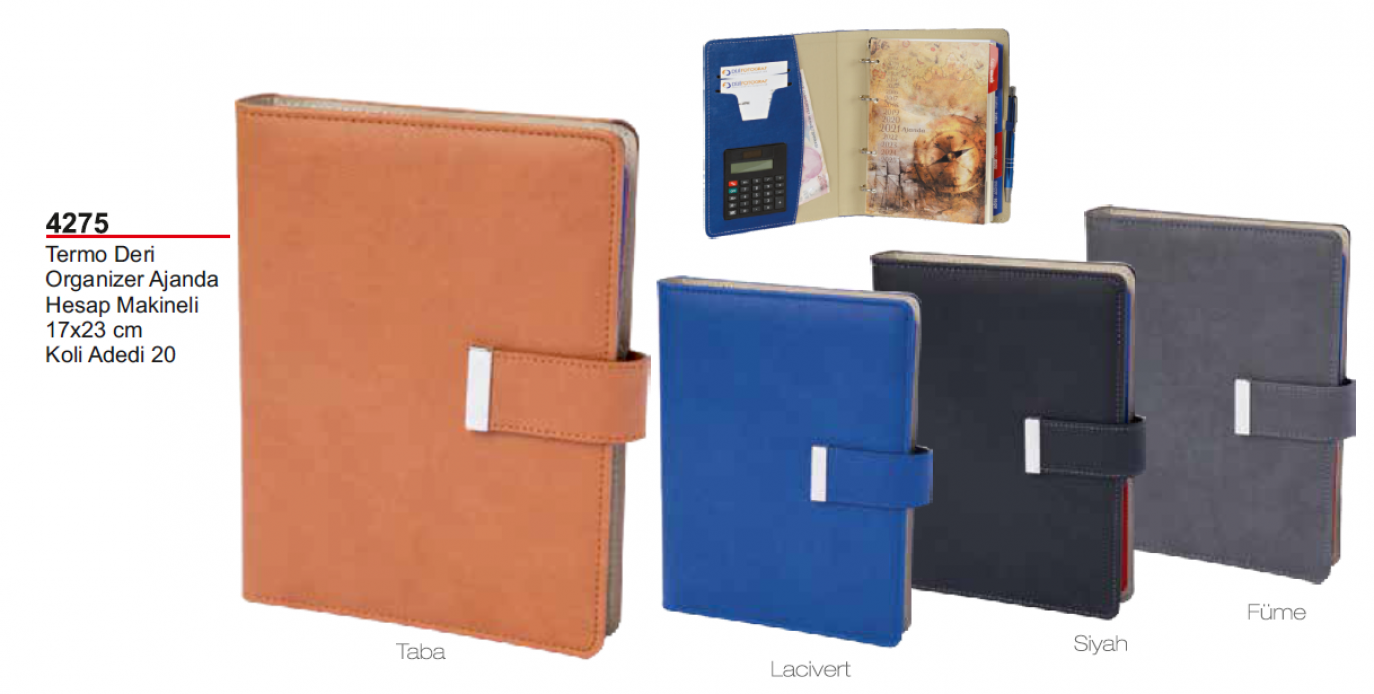 Unijoy 4275 Termo Deri Organizer Ajanda