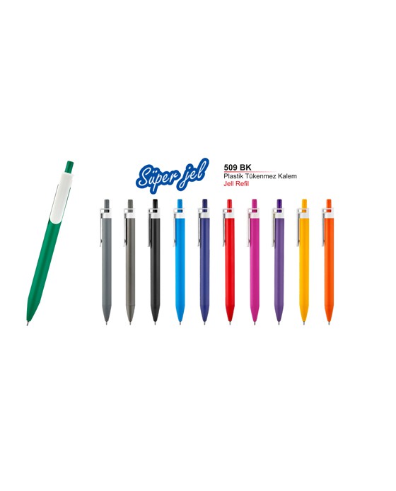 Unijoy 509 BK Plastik Tükenmez Kalem (Süper Jel)