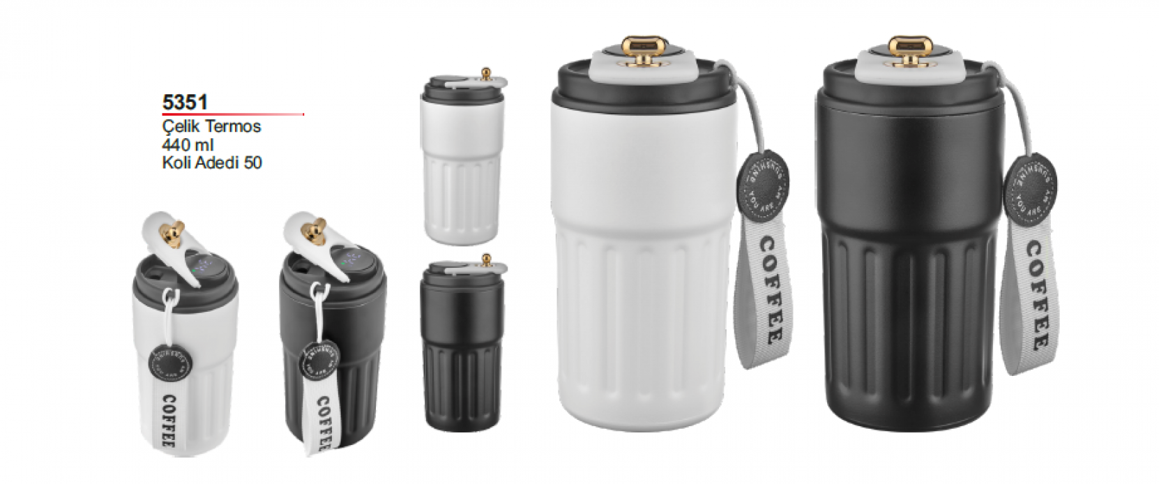 Unijoy 5351 Çelik Termos – 440 ml