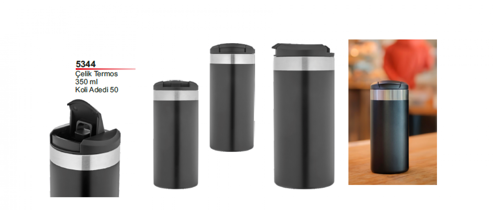 Unijoy 5344 Çelik Termos Mug – 350 ml