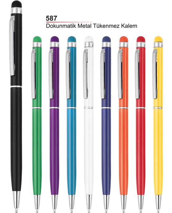 Unijoy 587 Dokunmatik Metal Tükenmez Kalem