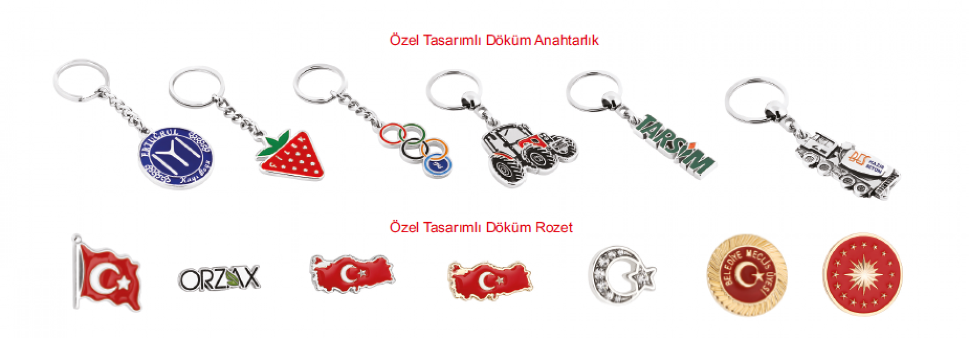 Unijoy ÖDA Özel Tasarımlı Döküm Anahtarlık ve Döküm Rozet
